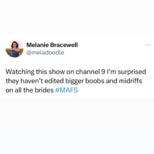 Melanie Bracewell Instagram - I’m back on my #mafs bullsh*t