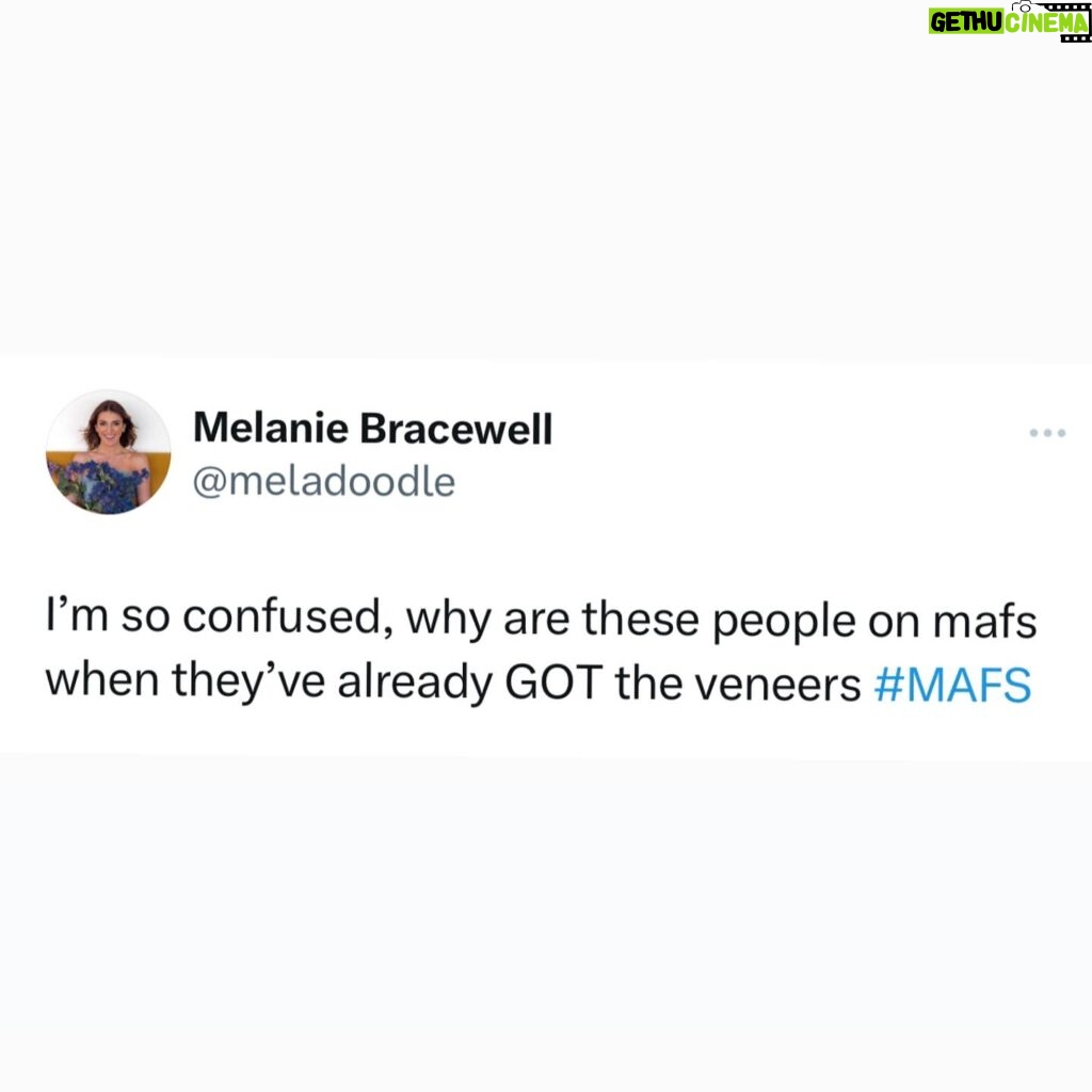 Melanie Bracewell Instagram - I’m back on my #mafs bullsh*t