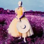 Melanie Gaydos Instagram - Tim Walker for @i_d 💜🩷💛🩷💜