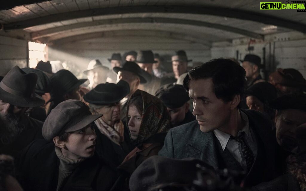 Melanie Lynskey Instagram - First look at Harvey Keitel, Melanie Lynskey, Jonah Hauer-King, Anna Próchniak, and Jonas Nay in #TheTattooistofAuschwitz. Available on Sky in the UK & Peacock in the US, 2nd May.