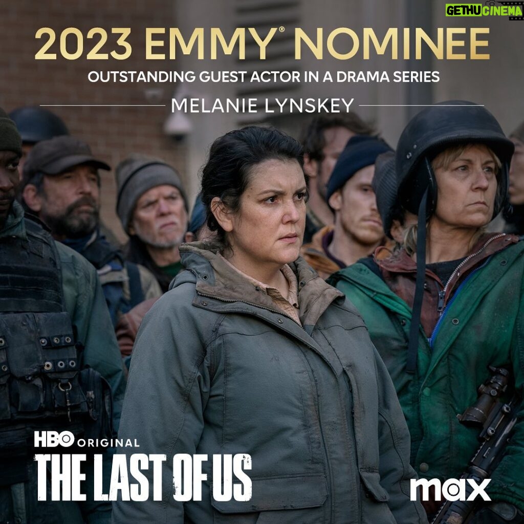 Melanie Lynskey Instagram - Congratulations @thelastofus !! Thank you forever @clmazin for creating this intriguing character who might be ok if not for her veendeeta!! I can’t believe you asked me to play her. You sent me two perfect scripts and a list of Calgary’s best restaurants, and it was the easiest yes of my life. This was the experience of a lifetime. Thank you @hbo. Thank you to the director, Jeremy Webb. I was so in awe of everyone’s work- an incredible production team and group of ADs, the production design, the makeup, the special effects, the costumes, sound, every crew member at the top of their game. Every stunt performer and background actor committed 100% and I felt like we were all in it together. Congratulations to everyone on their millions of nominations. To the actors I was lucky enough to work with, what an honour. @jeffreypierce71 you are a unicorn of a person, so special and so talented. Congratulations to THREE TIME NOMINEE, sweet Angel and very incredibly great actor @pascalispunk and to @bellaramsey who honestly scares me because if they’re this good now, what is to come?? Will we be able to cope, as a culture? I’m not sure!! To the youngest ever nominee @keivonnwoodard I cried! I shrieked! You so deserve this! And @lamarjohnson you know how I feel about your work- it was an honour to get to act alongside you and I’m thrilled for you today. I wasn’t lucky enough to work with the amazing @stormreid or Anna Torv or @nickofferman or the magical genius that is @murray.bartlett but I loved what each one of you did and I’m so happy you were honoured. Thank you @druckmann for creating this world. You’re amazing. Thank you @clmazin for your friendship, for your genius, for those beautiful words that I got to say- and related, I stand with the WGA!