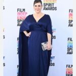 Melanie Lynskey Instagram – So late to post this but it was wonderful to get to present at the Spirit Awards last weekend WITH THE INCREDIBLE PAUL MESCAL. And I was a first time nominee!! Wearing a beautiful @safiyaa_official gown, @martinkatzjewels jewels, @effyjewelry ring and @tylerellisofficial bag  Thank you to everyone for these gorgeous pieces. Look at that ring!! Eternal gratitude to @periellenb for always going into the vault for me 💙
The divine @quintab won our category and all was right with the world 

Styling: @misha_rudolph_stylist
Hair: @tedgibson 
Makeup: @stephensollitto 
Nails:  @nailsbyshige 

Special thanks to:
@teniquebernardconsulting
@periellenb 
@aimeecarpenter17 
@sevnrodriguez
