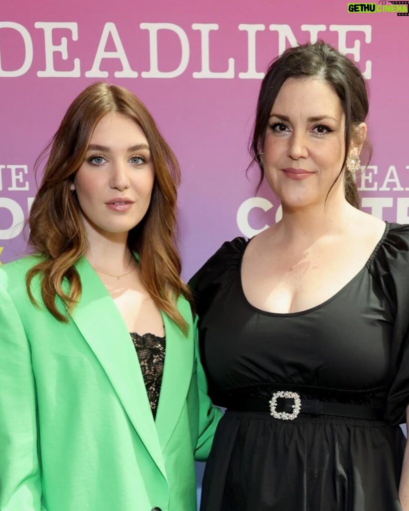 Melanie Lynskey Instagram - I met a true hero of mine, @cherylstrayed , and I lost it a little bit! She was lovely. Very honoured to do this panel for @deadline with beautiful @sophie__nelisse and our amazing director @lizfgarbus!! Very big thanks to @toryburch for this lovely, comfy, pretty dress 💕 to @misha_rudolph_stylist for putting it all together and to @stephensollitto and @dickycollins for such lovely hair and makeup and as always, lots of fun. Next time I really will have mimosas so it will truly be like we’re just hanging out having brunch 💕 Little adorable heart nails by @nailsbyshige !!! And THANK YOU to @lynette.rice for moderating!! Always so good to see you