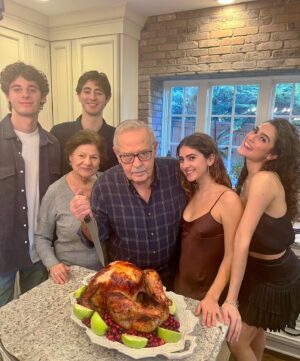 Melina Kanakaredes Instagram - Happy Thanksgiving from my family to you and yours! 🍁♥️ and all adorable pooches (like Enzo) who are “tempted” by the holiday feast!😂♥️🐶🍁#grateful