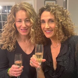 Melina Kanakaredes Instagram - My hubby and I split the lucky coin between our two pieces of Vasilopita (Greek New Years bread)- definitely a sign of teamwork and good fortune! Love you Pete! We celebrated with our wonderful family and toasted to our new niece Deme as the best of 2022. Lastly,  I had to Dance my way into 2023- just couldn’t help myself!😂♥️😘 Happy New Year to all! May 2023 be the best year ever for everyone!
