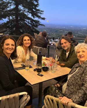 Melina Kanakaredes Instagram - Celebrated my beautiful mom with a mother daughter trip to her hometown, Naousa Greece-I was inspired by her “blue zone”childhood friends, met the next generation of the Temo family, hugged my cousins and had a blessed opportunity to spend time with my beautiful Thea Dina - days before she went with the angels🙏🏻♥️ Feeling SO #blessed