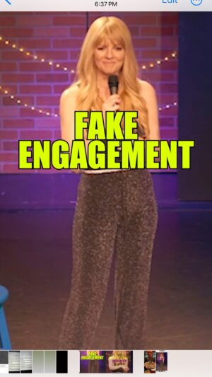 Melinda Hill Instagram - My marriage story… 💍 💒 🍷 
#engaged #wedding #standup #comedy #comedian #divorce #marriagestory