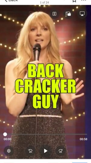 Melinda Hill Instagram - Has this happened to you? 
#boundaries #chiropractor #standup #comedy #comedian