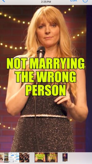 Melinda Hill Instagram - Congrats on not being in a shitty marriage! 🎊🎉 
#success #selflove #redflags #standup #comedy