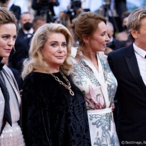 Melissa George Instagram - My heart explodes… #catherinedeneuve @emmabercot #benoitmagimel #festivaldecannes merci @giorgioarmani @armanibeauty #armaniprive @pomellato @stylistmikeadler