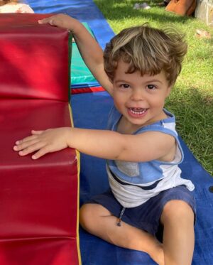 Melissa Claire Egan Instagram - My Caden boy is 2!!🎈 We love you so much sweet boy! You are so much fun and bring us such joy. I love your personality and sense of humor. You still hate haircuts but love the guitar. And are obsessed with the vacuum. And can’t read this post, but it’s fun to share anyway!❤️❤️❤️