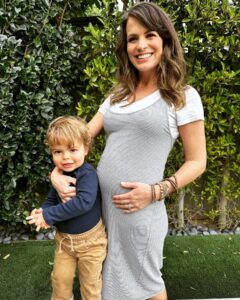 Melissa Claire Egan Instagram - Looks like we’re just destined to have August babies! So grateful and excited to be adding another cub to our family of Leo baby boys😄🦁 Caden’s gonna be a big brother!💙