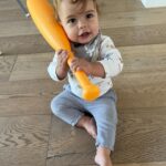 Melissa Claire Egan Instagram - Happy 1st Birthday Caden Robert Katrosar!🥳❤️🎂 You are such a gift from God and a miracle and we love you so much!!! You are the happiest little boy, you love peaches and blueberries, and already have the best sense of humor. Dad really wants you to be a lefty but no pressure. (*Instagram is being weird today, there are some repeats😆)