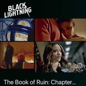 Melissa De Sousa Instagram - As someone who grew up reading comic books. Taking silly putty and copying the photos. (Who did that?) This was really fun to see last night. #BlackLightning #dccomics #CW #WarnerBros #dcuniverse #ChiefLopez #AnaLopez #Comics #Villain ⚡️