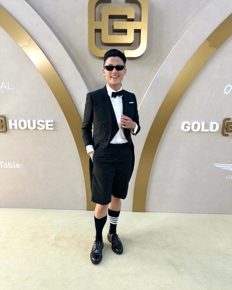 Melissa King Instagram - Gold Gala 2024 💫 Thank you @goldhouseco for bringing us together to celebrate our heritage and community. Suit: @thombrowne ♠️ Haircut: @sanfranzcisco ✂️ Jewelry: @emigrannis 💎⚜️