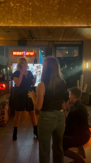 Melissa Peterman Instagram - Always dance when Prince comes on. Always. #thesekidsgotmoves #youngsheldonwrapparty #youngsheldon @iain @raeganrevord @youngsheldoncbs ❤️ 💜