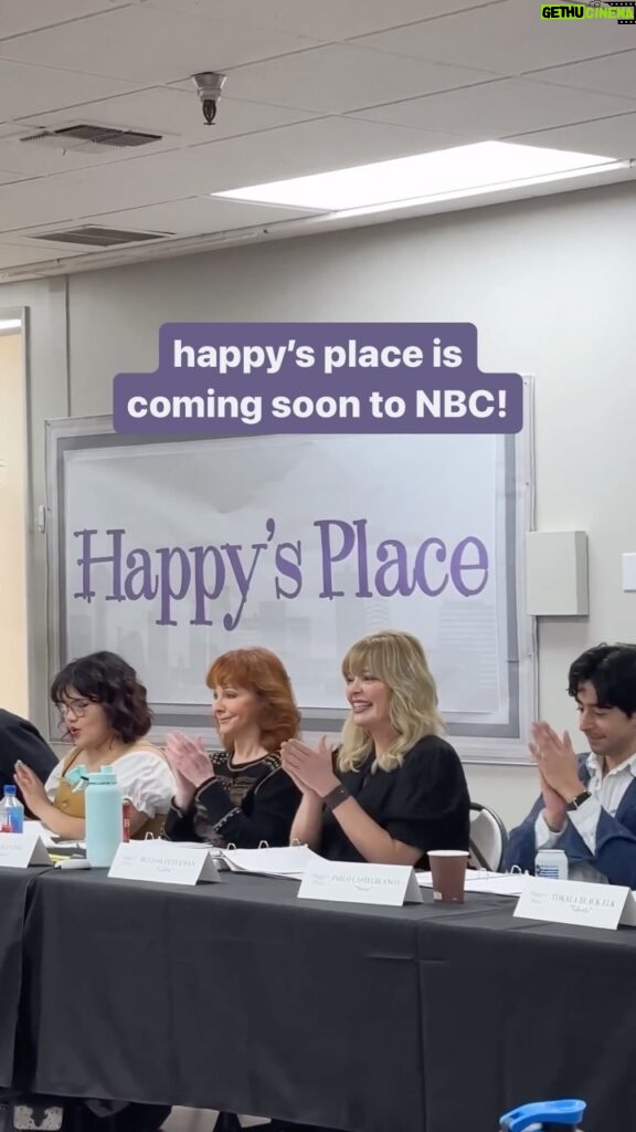 Melissa Peterman Instagram - we’re cookin’ up something special. #HappysPlace starring @reba is coming soon to NBC and streaming on @peacock.
