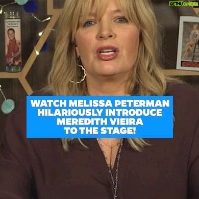 Melissa Peterman Instagram - Get an exclusive look behind the scenes as Melissa Peterman narrates the iconic moment when Meredith Vieira steps onto the set! 🌟⁠