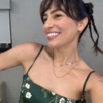 Melissa Villaseñor Instagram - This look rocks and happened with the help from @susielynnmakeup @belengomezhair You’ll see it on a game show very soon! 🛞of🥠