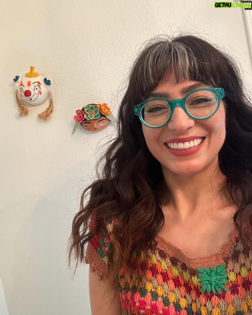 Melissa Villaseñor Instagram - I’m an @etsy girl. The blouse and the coconut masks are from #etsy! 🤣💋