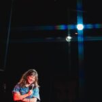 Melissa Villaseñor Instagram - Sweet pic on stage at @thecomedystore By @vancorona