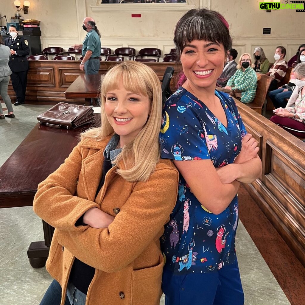 Melissa Villaseñor Instagram - Abby meets Gabby ❤️ Catch me on a new episode of #NightCourt tonight on @nbc and streaming on @peacock!