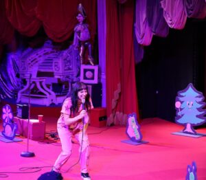 Melissa Villaseñor Instagram - I can’t wait to share my special with you. 
So many talented good friends helped me put this together! @allthingscomedy @wolvesofglendale @marlomeekins @themeles @bobbakermarionettes 
I’ll keep you posted when it is out! Pink heart 🩷 🌟 🌲 🐌 🌸 🎸 🎶 
Photos by @jennajewmenez