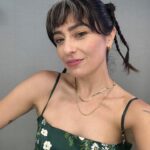 Melissa Villaseñor Instagram - This look rocks and happened with the help from @susielynnmakeup @belengomezhair You’ll see it on a game show very soon! 🛞of🥠