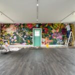 Melora Hardin Instagram - So excited to have my Storyboards by Melora Hardin “Magic Garden” wallpaper up at Maison Depoivre. Thank you Vincent & Christophe for installing this in your beautiful gallery