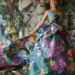 Melora Hardin Instagram - Absolutely LOVED working with these creative artists! Such a joyful and beautiful collaboration! THANK YOU Johan, Randy & Steeve and also Esther & Patrick at Wynil. So excited to share this paper dress, hat & stole are made from my new line of wallpaper! Yes, this is a paper dress! if you want to see and/or buy my first line of Storyboards by Melora Hardin wallpaper based on my original collage art check it out on my website www.Melora.com