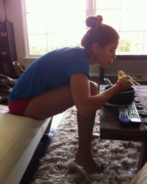 Mercedes Mason Instagram - Happy Place: tighty “whiteys” and a bowl of ramen… #TheMoreYouKnow
