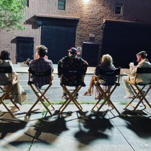 Meredith Hagner Instagram - shooting overnights.my mind has left my body. Fun fact about me! I can’t sleep in the daytime no matter the level of exhaustion. So I’ve slept approximately 7 minutes in a week! It’s why I stick to a STRICT 8:45 pm bedtime regularly. Bored yet?Anyway, Despite feeling like a human trash receptacle  and running around with a weird stare humming Christmas tunes to myself,I know I’ll be weirdly nostalg for the sweet ol long weirdo fever dream nights of @searchpartymax