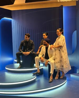 Merenla Imsong Instagram - Dressed in this gorgeous number from @lovebirds.studio while being surrounded by the best people for #PrimeVideoPresents. Kisses to my fairygodmothers @longchenhl @longkumer.x @polome_b 
Dress & earrings - @lovebirds.studio 
Styled by - @longchenhl 
MUA - @themakeupwaley 
Hair - @hairstyler_artist
Emotional support human - @tillotamashome