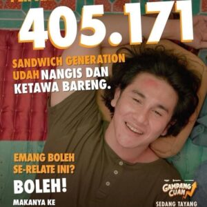 Meriam Bellina Instagram - Sebanyak 405.171 orang udah bikin bioskop banjir tawa dan air mata. 🥹

Memanggil para tulang punggung keluarga untuk ngaso sejenak di bioskop!

#GampangCuanFilm