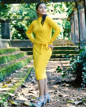 Merin Philip Instagram - 💛

MUA: @zak_makeover 
PC: @rojan_nath 

#yellowdress#attitude#urbanicwomenwear#makeover#fashionable#photooftheday#instapost#kochi#tripunithurapalace#explore#yellow#poser#photoshoots