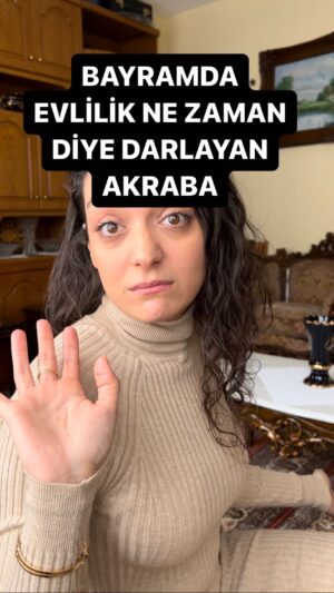 Merve Polat Instagram - Bayramda ‘SEN NE ZAMAN EVLENİCEN’ diye 
DARLAYAN Akrabana gönder!!!

Babanneme 🧿