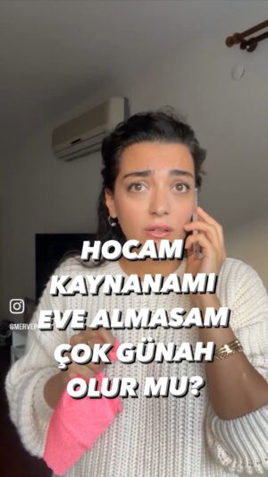 Merve Polat Instagram - KAYNANAMI EVE ALMASAM ÇOK GÜNAH OLUR MU😂Kaynanana yolla🤪
Al sana cevap! Pis mikrop😂Analar başımızın tacıdır nokta👋🏽

#kaynana #gelin