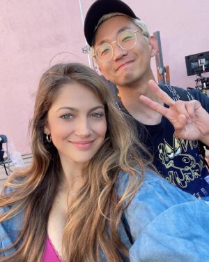 Mia Serafino Instagram - can’t wait for you to see what gem of a human and artist @beherelater cooked up on Beef 🥩 (so sry 4 this pun) @netflix @a24