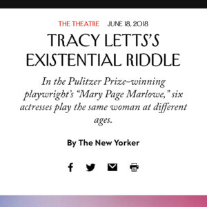 Mia Sinclair Jenness Instagram - Mary Page Marlowe for @newyorkermag 📸: @paridukovic @2stnyc @tatianamaslany @willafly @s_pourfar1977 #EmmaGeer #BlairBrown #MaryPageMarlowe #newyorker #tonyawards #lilaneugebauer #tracyletts