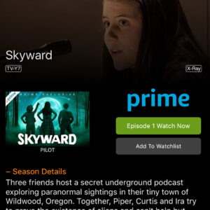Mia Sinclair Jenness Instagram - I'm so excited to announce that I'm starring in the Amazon Original series "SKYWARD"! The pilot episode is up now and is free to watch. VOTING BEGINS AND OFFICIALLY COUNTS !!! 9/1! PLEASE WATCH AND VOTE AND TELL YOUR FRIENDS so we can share the full season with you! I'm so honored and grateful. Thank you and remember #Believe 👽