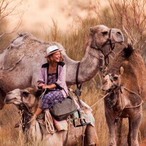 Mia Wasikowska Instagram - Zoom in! With with her co-stars. Last one. All the rest of the stills are here. Check them out. http://thefilmstage.com/trailer/mia-wasikowska-sets-tracks-across-the-australian-desert-in-first-trailer-for-john-currans-drama/ #miawasikowska #tracks #film #cinema #australia #actress