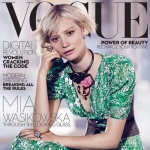 Mia Wasikowska Instagram - On the cover of July issue of Vogue Australia #vogueaustralia #miawasikowska #vogue