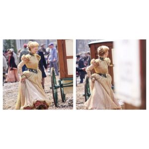 Mia Wasikowska Instagram - Behind the scenes of Crimson Peak. Photos from cinecat.tumblr.com #miawasikowska #crimsonpeak