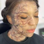Mica Burton Instagram – ⚠️ PICARD SPOILER ALERT ⚠️

I just wanted to make an appreciation post for @hannyeisen and the Star Trek makeup team. This was my first time in full sfx in my professional career, and they all made the daily 3-4 hour process fly by! I also learned so much about adding depth to sfx makeup and felt so taken care of with hot towels and face masks after a long day in drying makeup. So here’s some snaps of my borgification! 💫📸