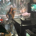Mica Burton Instagram - absolutely nuts to me that we are already starting to book gigs for summer gaming showcases. wasn’t it just january like yesterday??? well at least that means i’ll have more of these silly bts shots to post soon ✌🏽✨