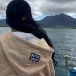 Mica Burton Instagram – who knew that listening to boats blasting pitbull at a sandbar in oahu would be so good for my mental health