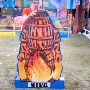 Michael Bruner Instagram - What an incredible season Michael had on BB24 this summer!! The girls and I are so proud of you, and we can’t wait for you to be home! One more week until finale night! #TheVetoKing #TeamMichael 👑🏅❤️
