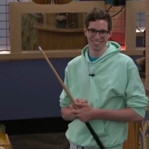 Michael Bruner Instagram - Michael is living it up as HOH of Big BroChella this week! Margaritas, take-out, bumper pool, several games of categories, and of course the HOH robe. It’s so special seeing you have so much fun! Proud of you! #bb24 #teammichael