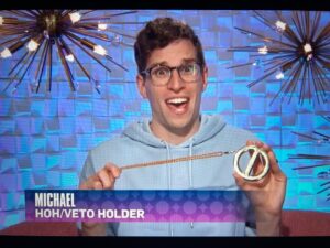 Michael Bruner Instagram - Michael is bringing the competitiveness to the #bb24 house this summer! We are celebrating his OTEV win and 4th veto win of the summer tonight in MN!! 🔥👑🔥👑 #VetoKing #teammichael