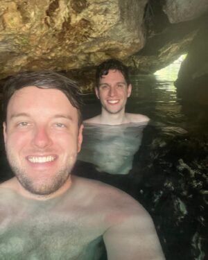Michael Bruner Instagram - Our honeymoon is by far my favorite trip @haydenmiddleton and I have taken yet 😘 We’ve been back for less than a week, and I already want to go on another cruise 😂 we had such a great time with @royalcaribbean exploring Mexico, Belize, and Honduras! Some highlights: visiting sloths, monkeys, and birds in Roatan; snorkeling and visiting incredible beaches; seeing Mayan ruins; and definitely meeting the Queen of Survivor, @sassysdt !! Making all of these memories with Hayden and unplugging for a week was just what we needed after some April snowstorms and our recent move! Getting out of vacation mode has been a challenge, but I can’t wait for our next adventure together 💙

#honeymoon #royalcaribbean #belize #honduras #mexico #queenstaysqueen